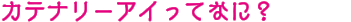 カテナリーアイってなに？