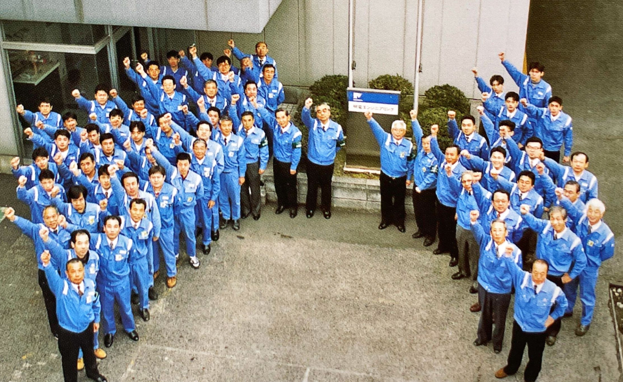 支社にて安全宣言をしている写真