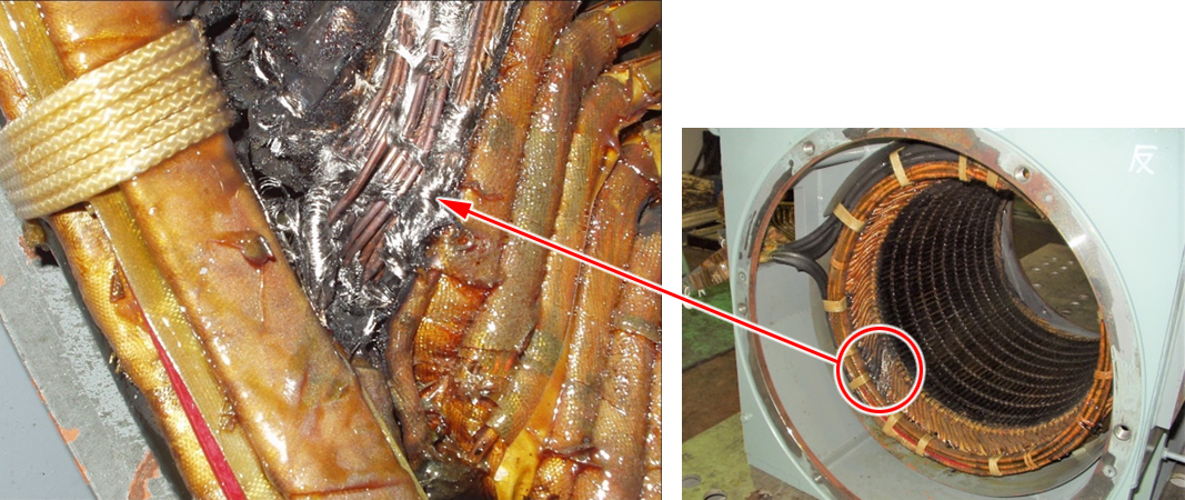 固定子巻線焼損事故