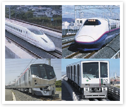 明電舎の電鉄用電気設備は全国の鉄道を支えています。 写真