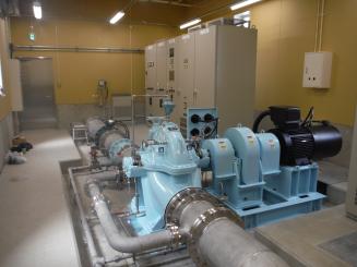 安波ダム管理用小水力発電所沖縄総合事務局 北部ダム統合管理事務所様　安波ダム管理用小水力発電所